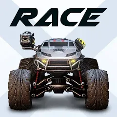 Скачать взломанную RACE: Rocket Arena Car Extreme (РЕЙС)  [МОД Все открыто] - последняя версия apk на Андроид