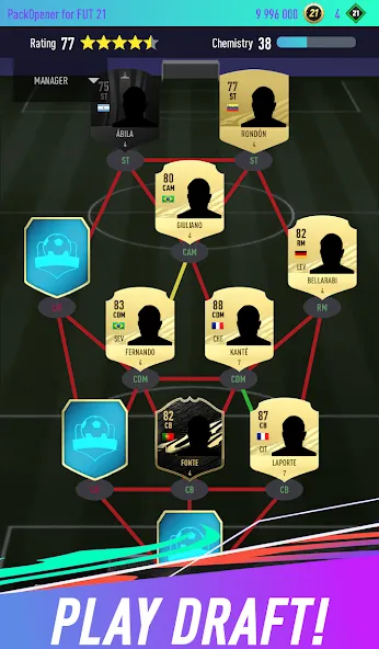 Pack Opener for FUT 21 (Пакопенер для  21)  [МОД Меню] Screenshot 3