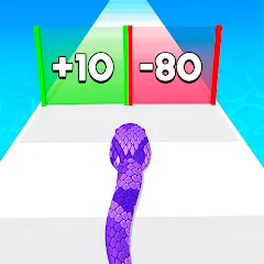 Скачать взлом Snake Run Race・3D Running Game (Снейк Ран Рейс)  [МОД Бесконечные монеты] - полная версия apk на Андроид