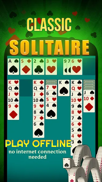 Solitaire - Offline Card Games  [МОД Меню] Screenshot 1