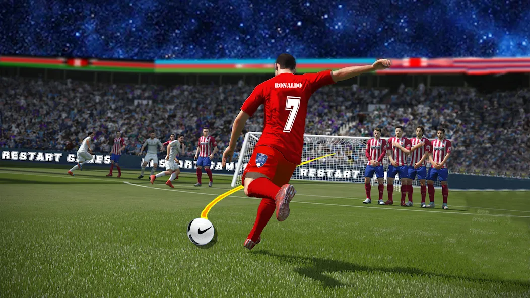 Soccer Kick Football Champion  [МОД Unlocked] Screenshot 2