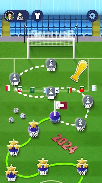 Soccer Superstar (Соккер упер Стар)  [МОД Unlocked] Screenshot 4