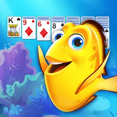 Взломанная Solitaire: Fish Master (Солитер)  [МОД Бесконечные деньги] - последняя версия apk на Андроид