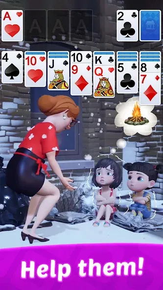 Solitaire: Card Games  [МОД Много монет] Screenshot 4