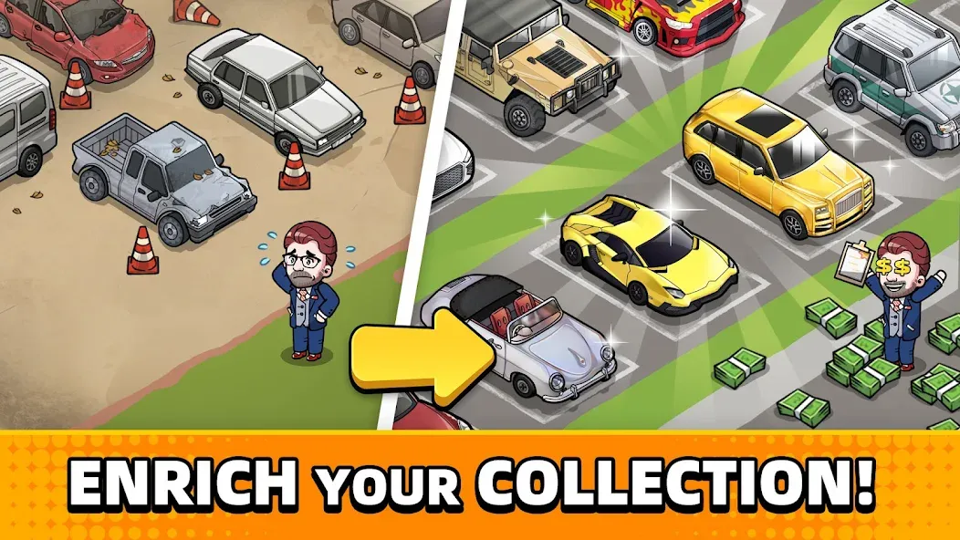 Used Car Tycoon Game (Юзед Кар Тайкун Гейм)  [МОД Бесконечные монеты] Screenshot 5