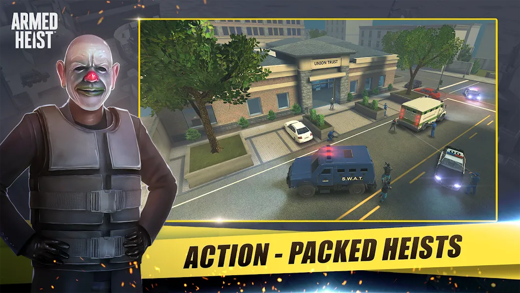 Armed Heist: Shooting gun game (Армед Хейст)  [МОД Много монет] Screenshot 1