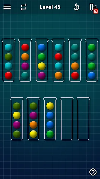 Ball Sort Puzzle - Color Games (Балл Сорт Пазл)  [МОД Бесконечные деньги] Screenshot 2