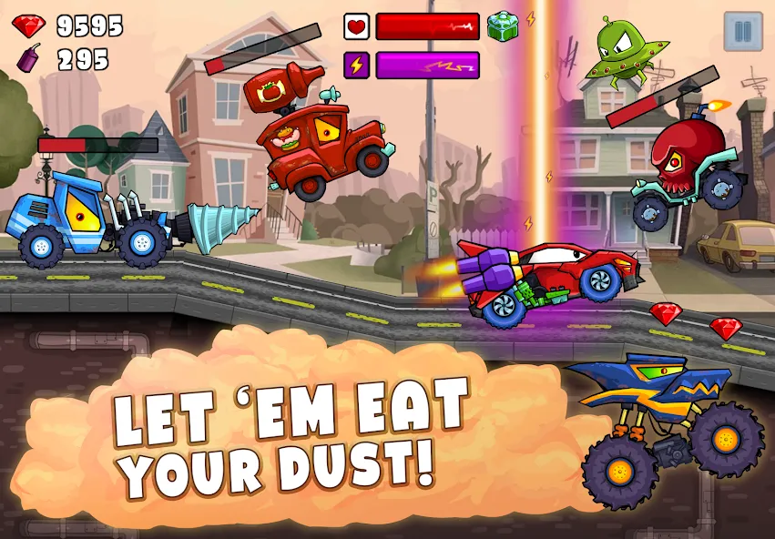 Car Eats Car 2 - Racing Game (Кар Еатс Кар 2)  [МОД Много монет] Screenshot 3