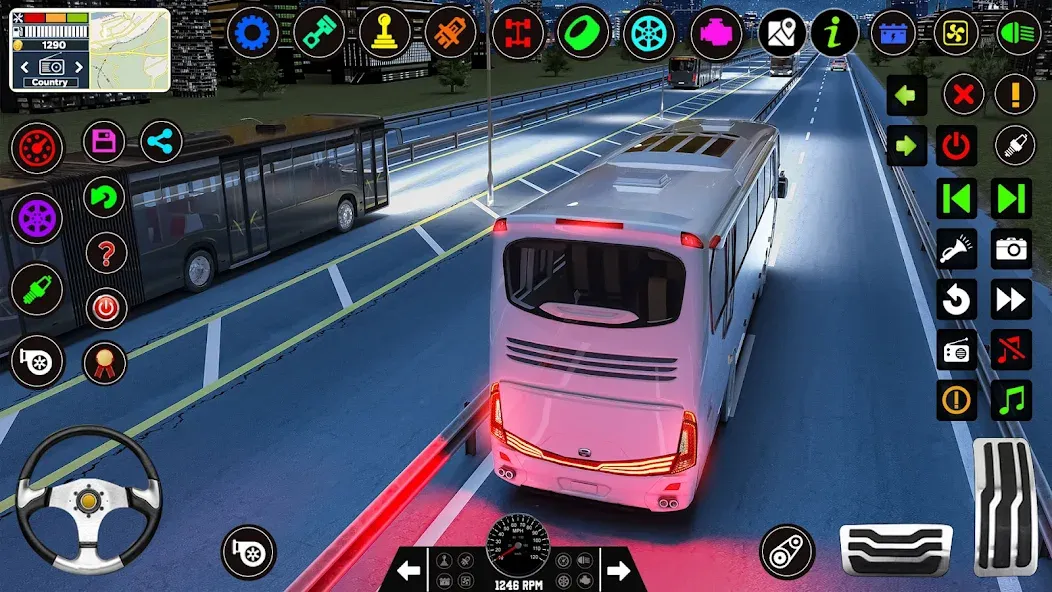 Bus Driving Games 3D: Bus Game  [МОД Меню] Screenshot 1