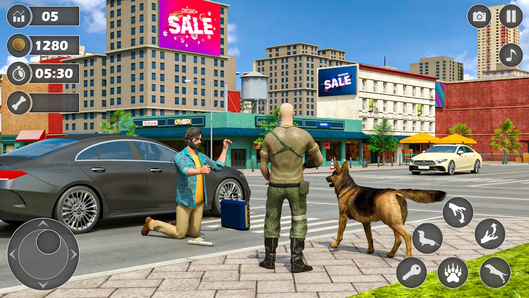 Dog Simulator Dog Game (Армейский симулятор собаки)  [МОД Много денег] Screenshot 3