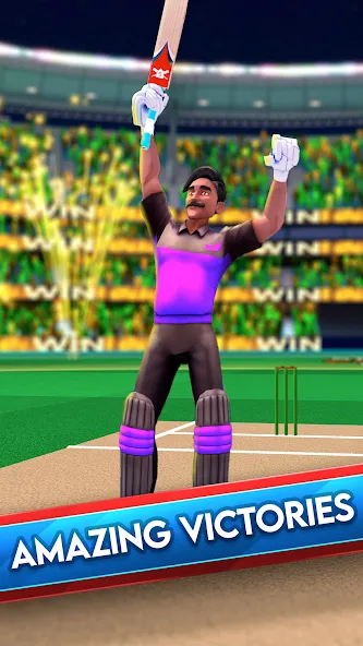 Stick Cricket Clash (тик Крикет Клаш)  [МОД Все открыто] Screenshot 4