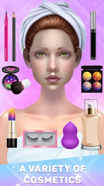 Makeover salon: Makeup ASMR (Мейковер салон)  [МОД Много монет] Screenshot 3