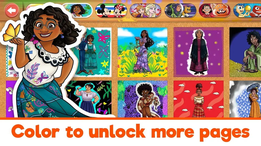Disney Coloring World (Дисней)  [МОД Mega Pack] Screenshot 5