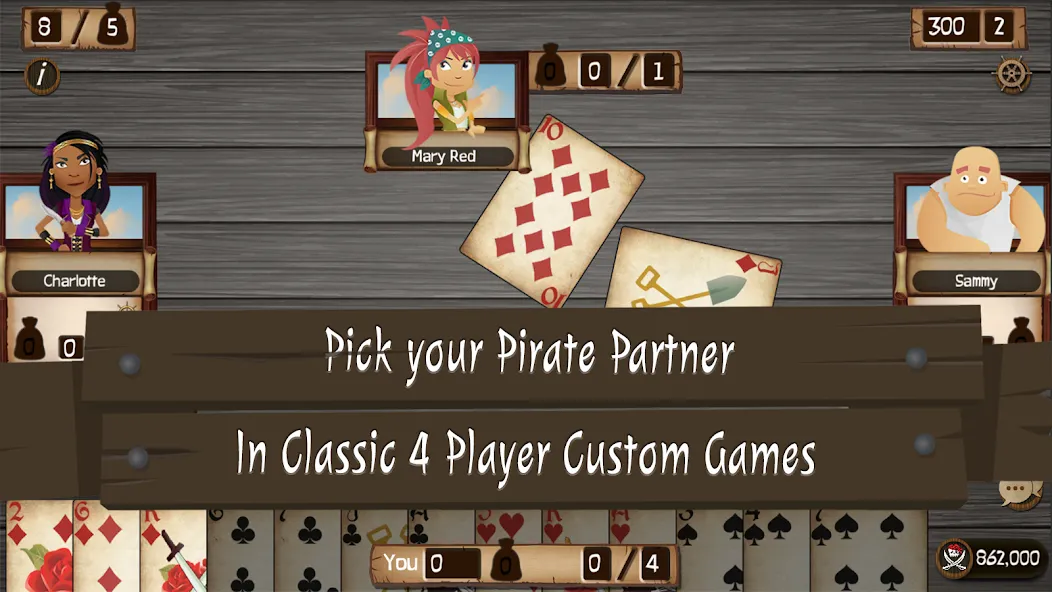 Spades Cutthroat Pirates (Спейдс Каттхроат Пирейтс)  [МОД Все открыто] Screenshot 4