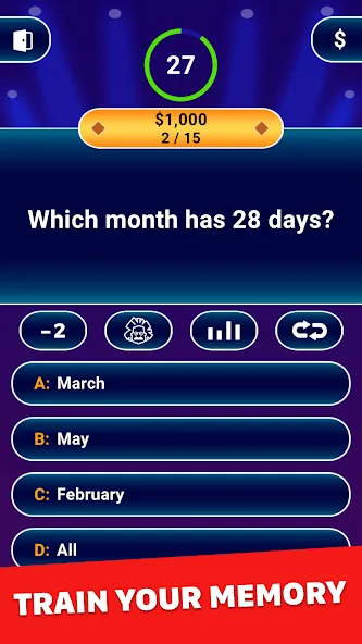 Millionaire 2024: Trivia Game  [МОД Бесконечные монеты] Screenshot 3