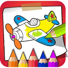 Скачать взломанную Coloring Book - Kids Paint  [МОД Бесконечные деньги] - стабильная версия apk на Андроид