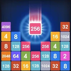 Скачать взломанную Drop Merge : Number Puzzle (Дроп Мердж)  [МОД Меню] - последняя версия apk на Андроид