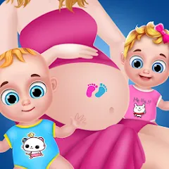 Скачать взлом Mom Babysitting Game  [МОД Unlocked] - стабильная версия apk на Андроид