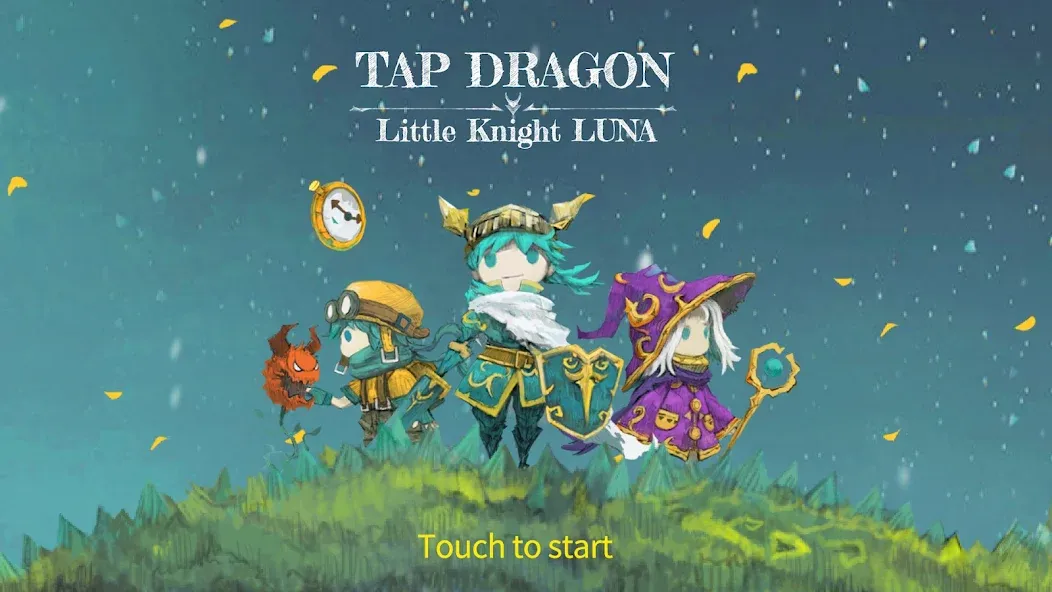 Tap Dragon: Little Knight Luna (Тап Драгон)  [МОД Menu] Screenshot 1