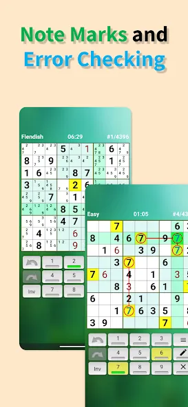 Sudoku offline (Судоку оффлайн)  [МОД Menu] Screenshot 4