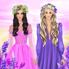 Скачать взломанную Fashion Triple Match: Dress Up (Фэшн Мердж)  [МОД Mega Pack] - последняя версия apk на Андроид