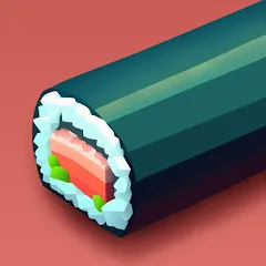 Взлом Sushi Roll 3D - Cooking ASMR (Суши Ролл 3D)  [МОД Все открыто] - полная версия apk на Андроид