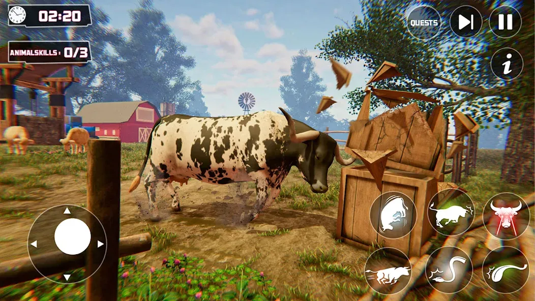 Scary Cow Simulator Rampage (Скари)  [МОД Много монет] Screenshot 2