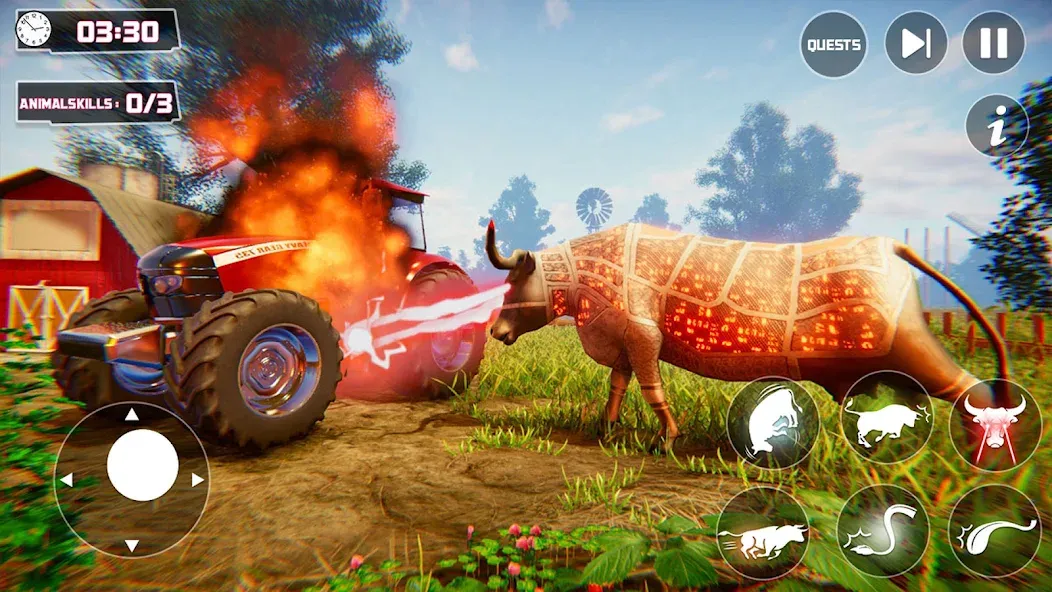 Scary Cow Simulator Rampage (Скари)  [МОД Много монет] Screenshot 3