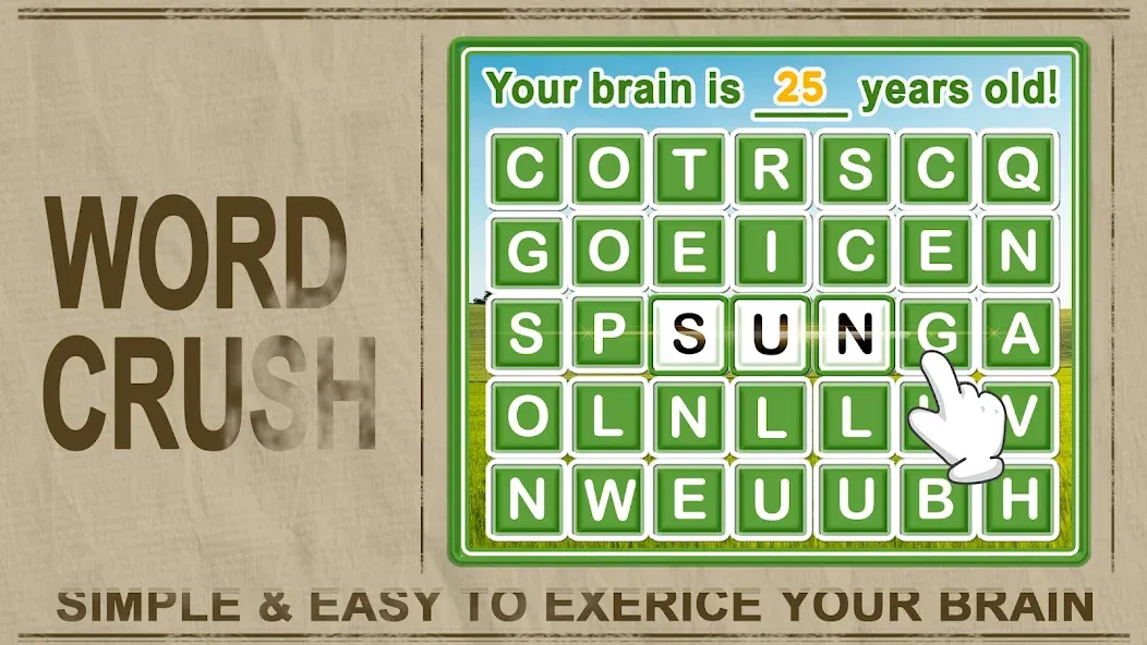 Word Crush - Fun Puzzle Game (Уорд Краш)  [МОД Много денег] Screenshot 1