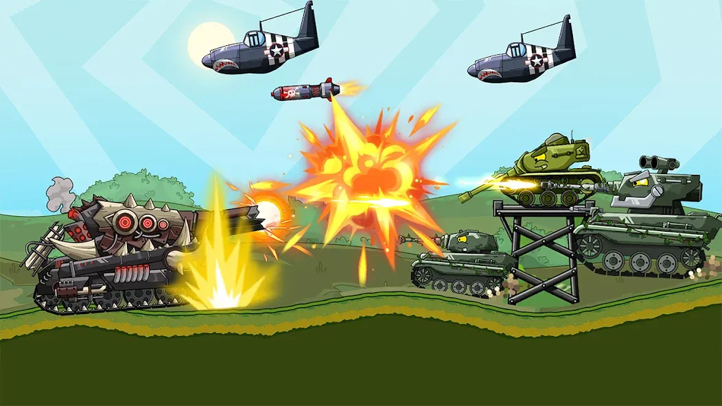 Tank Arena Steel Battle (Танковая Арена Стальное Сражение)  [МОД Все открыто] Screenshot 4