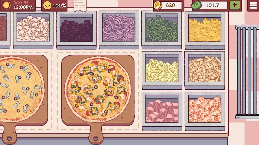 Good Pizza, Great Pizza  [МОД Бесконечные монеты] Screenshot 1