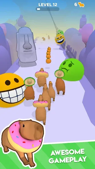 Capybara Rush (Капибара Раш)  [МОД Unlocked] Screenshot 2