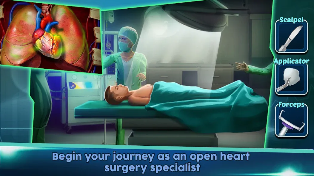 Surgery Doctor Simulator Games  [МОД Unlocked] Screenshot 1