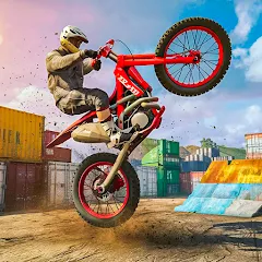 Взломанная Bike Stunt Race Tricks Master  [МОД Unlimited Money] - полная версия apk на Андроид