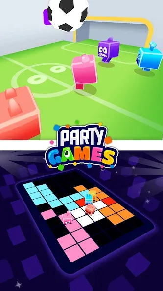 Party Games - 13 Mini Games  [МОД Unlimited Money] Screenshot 1