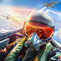 Скачать взломанную Jet Fighter: Sky Combat 3D (Джет Файтер)  [МОД Меню] - стабильная версия apk на Андроид