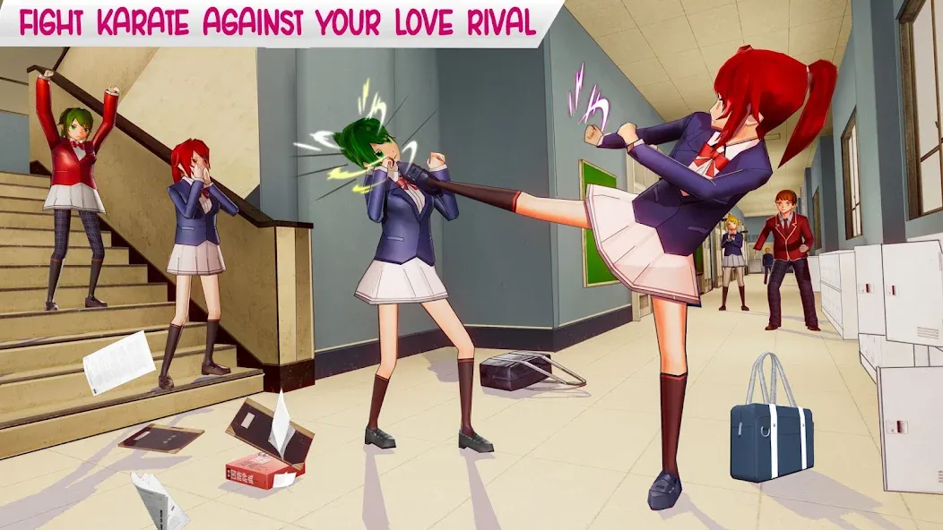 Anime High School Life  [МОД Mega Pack] Screenshot 1