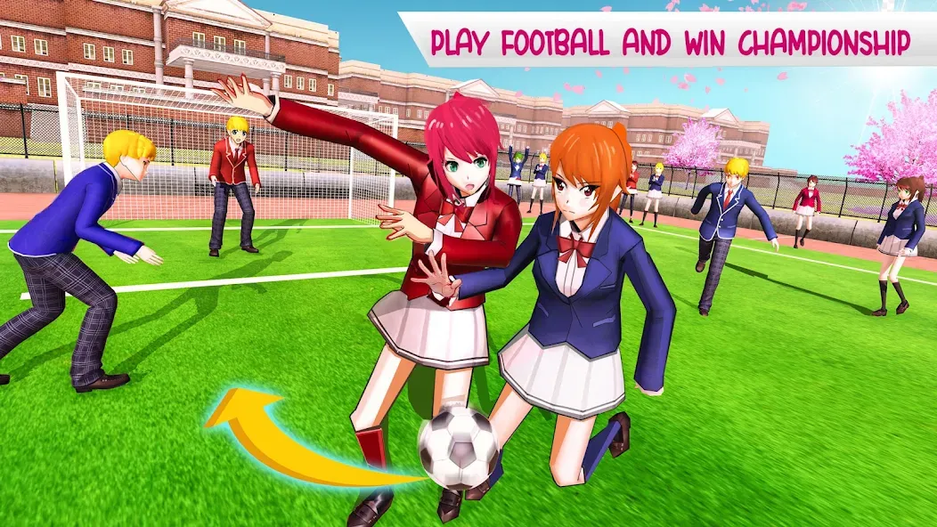 Anime High School Life  [МОД Mega Pack] Screenshot 3