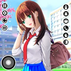 Взлом Anime High School Life  [МОД Mega Pack] - последняя версия apk на Андроид