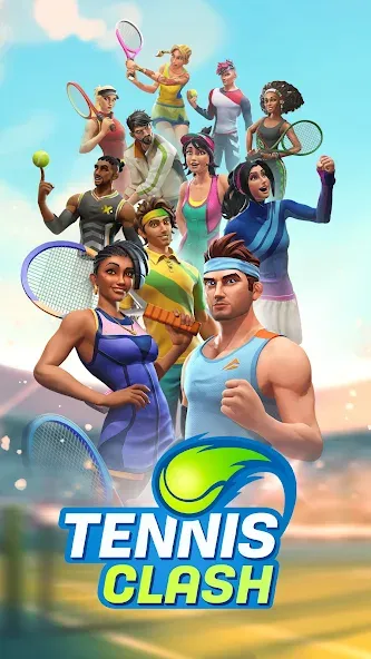 Tennis Clash: Multiplayer Game (Теннис Клаш)  [МОД Много монет] Screenshot 4