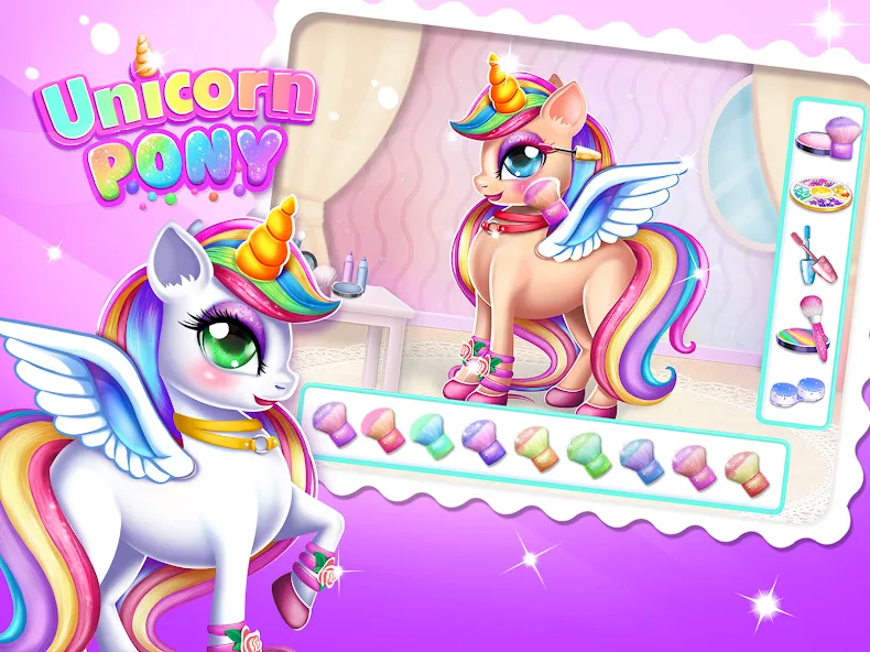 Unicorn Dress up Girls Game  [МОД Menu] Screenshot 1