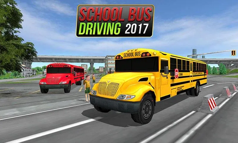 School Bus Driving Game  [МОД Бесконечные монеты] Screenshot 1