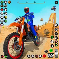 Скачать взлом Bike Stunt Games Stunt Bike 3D (Байк стант рэмп игра Байк Джамп)  [МОД Бесконечные монеты] - полная версия apk на Андроид