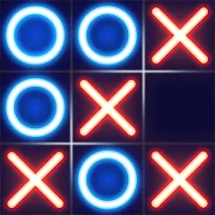 Скачать взломанную Tic Tac Toe - Offline XOXO (Тиктактое)  [МОД Все открыто] - полная версия apk на Андроид