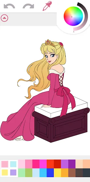 Princess Coloring Book Game  [МОД Menu] Screenshot 4