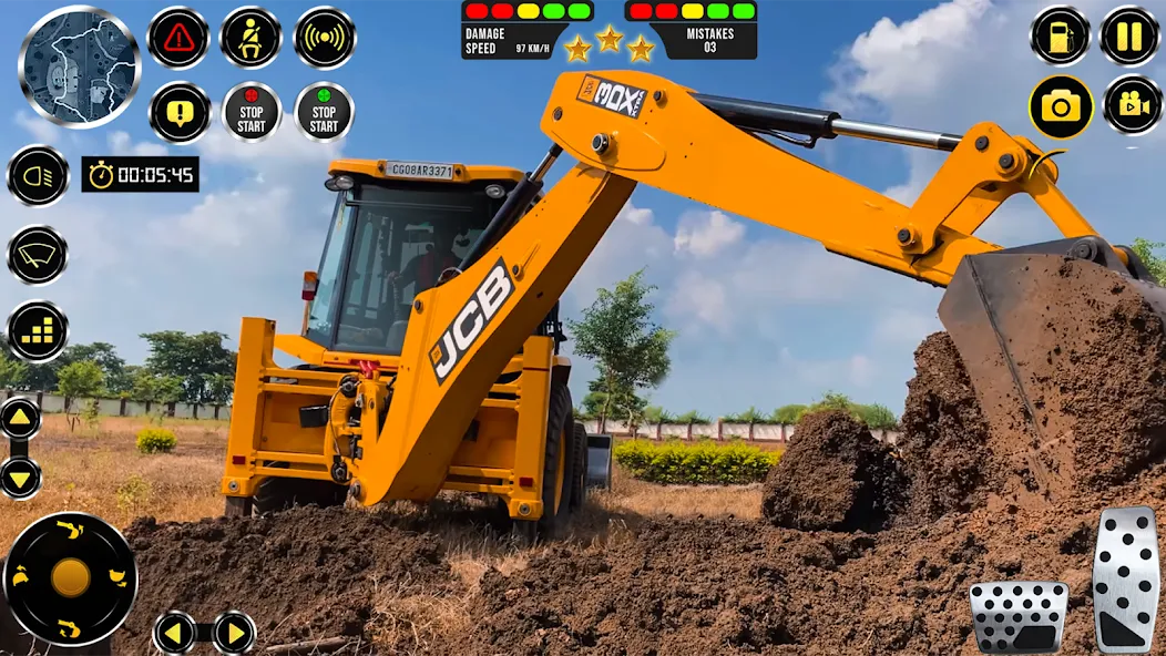 JCB Excavator Construction 3D  [МОД Unlocked] Screenshot 4