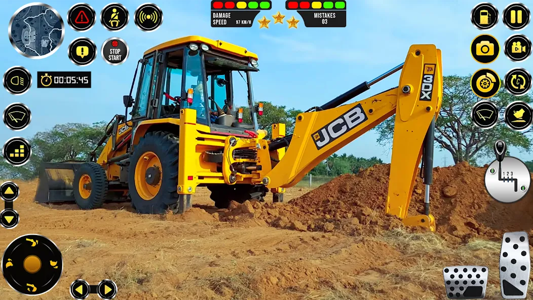 JCB Excavator Construction 3D  [МОД Unlocked] Screenshot 5