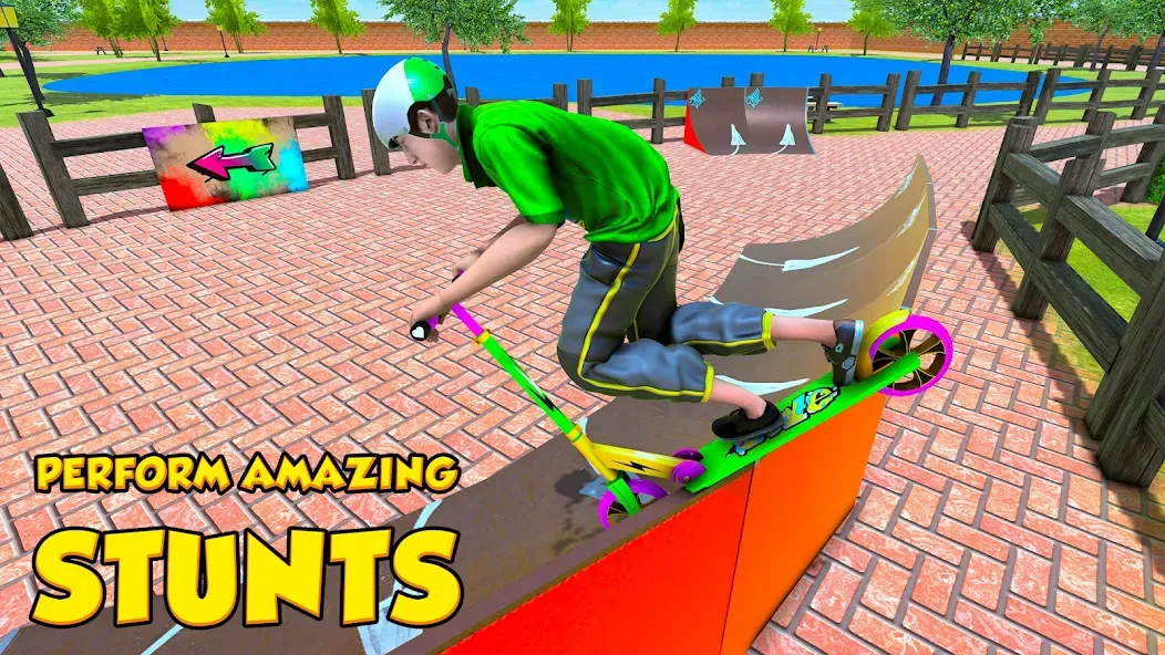 BMX Air Skate Scooter Tricks  [МОД Меню] Screenshot 3