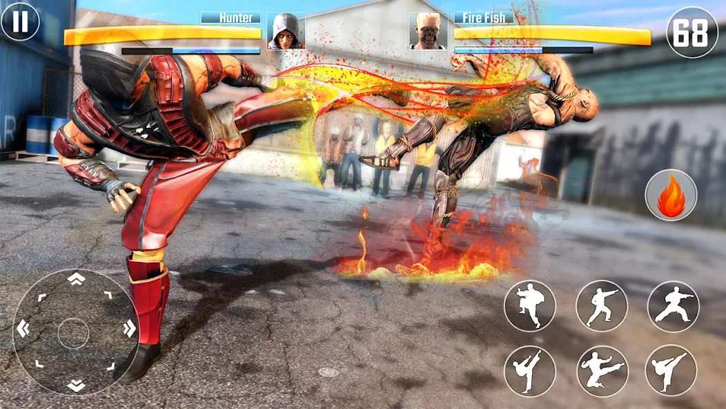 Kung Fu Fighting Karate Games (Кунгфу файтинг карате игры)  [МОД Бесконечные деньги] Screenshot 5