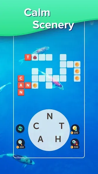 Puzzlescapes Word Search Games (Паззлскейпс Ворд Срч Геймс)  [МОД Menu] Screenshot 4